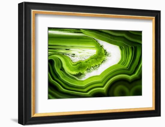 So Pure Collection - Slice of Green Agate-Philippe Hugonnard-Framed Photographic Print