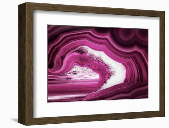 So Pure Collection - Slice of Pink Agate-Philippe Hugonnard-Framed Photographic Print