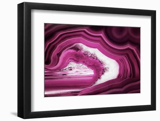 So Pure Collection - Slice of Pink Agate-Philippe Hugonnard-Framed Photographic Print