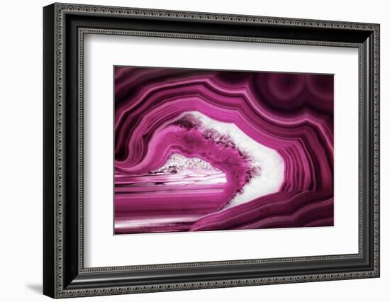 So Pure Collection - Slice of Pink Agate-Philippe Hugonnard-Framed Photographic Print