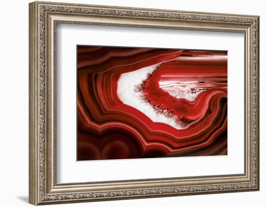 So Pure Collection - Slice of Red Agate-Philippe Hugonnard-Framed Photographic Print