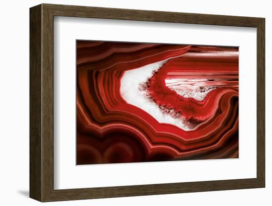 So Pure Collection - Slice of Red Agate-Philippe Hugonnard-Framed Photographic Print