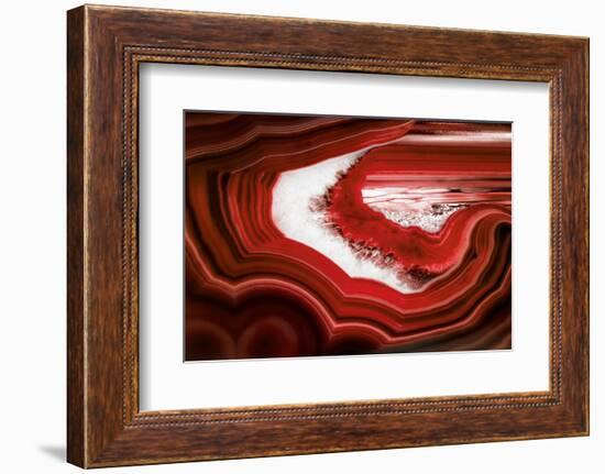 So Pure Collection - Slice of Red Agate-Philippe Hugonnard-Framed Photographic Print