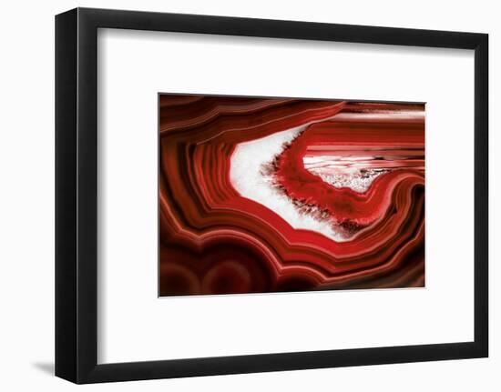 So Pure Collection - Slice of Red Agate-Philippe Hugonnard-Framed Photographic Print