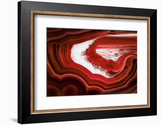 So Pure Collection - Slice of Red Agate-Philippe Hugonnard-Framed Photographic Print