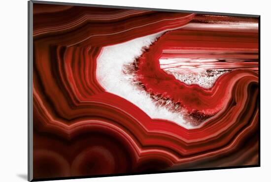 So Pure Collection - Slice of Red Agate-Philippe Hugonnard-Mounted Photographic Print