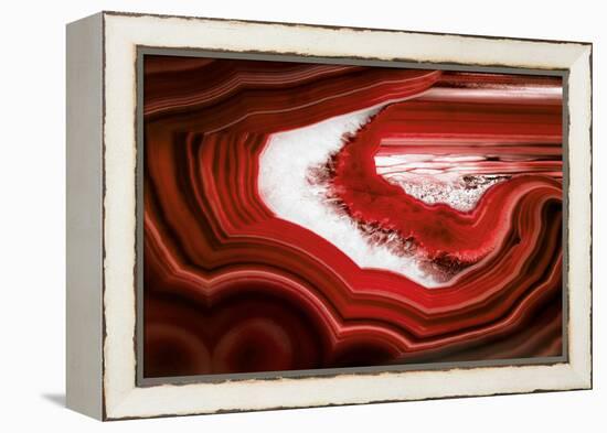 So Pure Collection - Slice of Red Agate-Philippe Hugonnard-Framed Premier Image Canvas