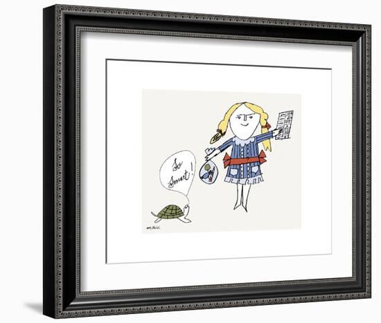 So Smart-Andy Warhol-Framed Art Print