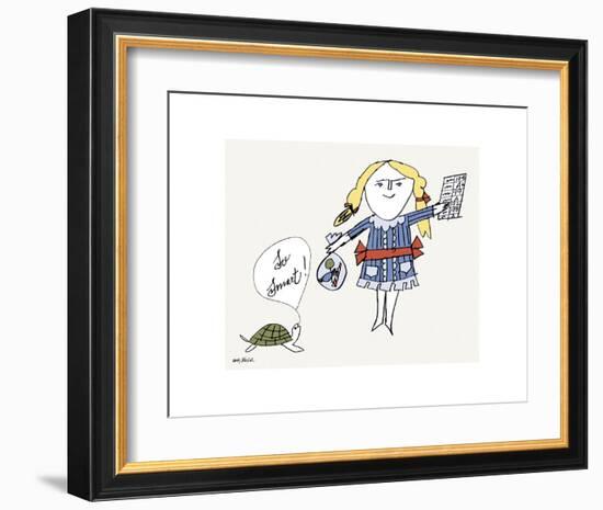 So Smart-Andy Warhol-Framed Art Print