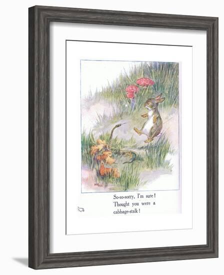 So-So-Sorry, I'M Sure! Thought You Were a Cabbage Stalk-Anne Anderson-Framed Giclee Print