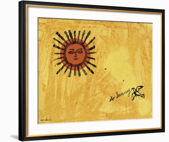 So Sunny, c. 1958-Andy Warhol-Framed Giclee Print