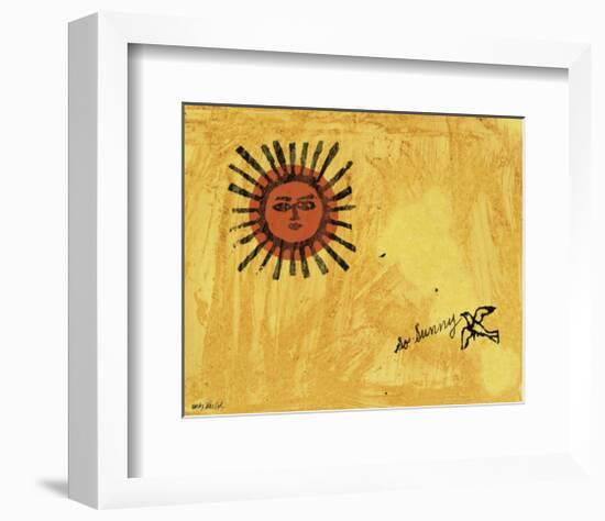 So Sunny, c. 1958-Andy Warhol-Framed Giclee Print