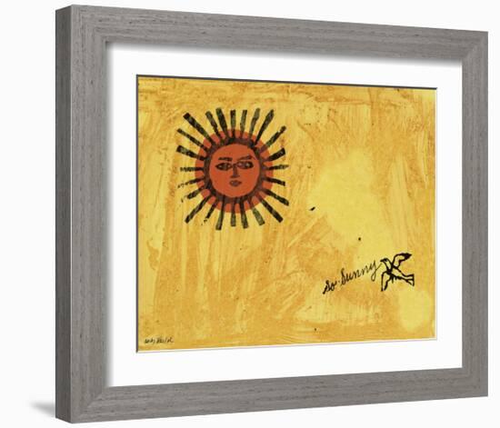 So Sunny, c. 1958-Andy Warhol-Framed Giclee Print