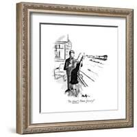 "So that's New Jersey!" - New Yorker Cartoon-James Mulligan-Framed Premium Giclee Print