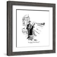 "So that's New Jersey!" - New Yorker Cartoon-James Mulligan-Framed Premium Giclee Print