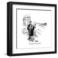"So that's New Jersey!" - New Yorker Cartoon-James Mulligan-Framed Premium Giclee Print