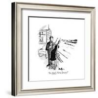"So that's New Jersey!" - New Yorker Cartoon-James Mulligan-Framed Premium Giclee Print