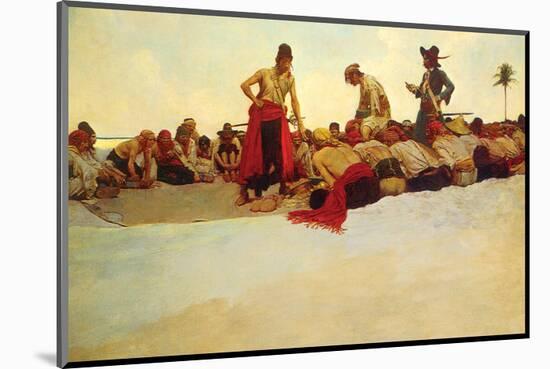 So The Treasure Was Divided-Howard Pyle-Mounted Premium Giclee Print