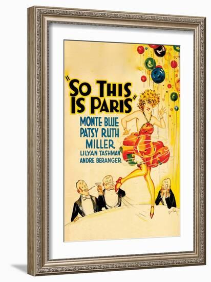 So This Is Paris-null-Framed Art Print