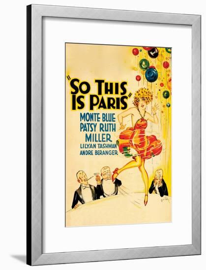 So This Is Paris-null-Framed Art Print