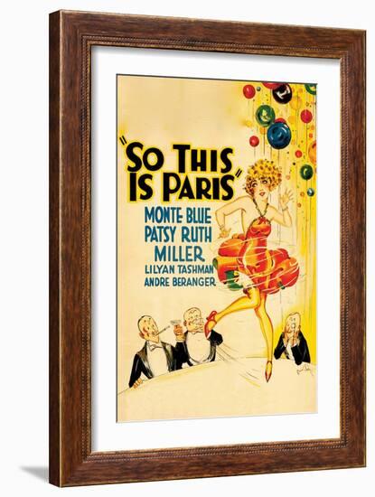 So This Is Paris-null-Framed Art Print