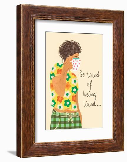 So Tired-Gigi Rosado-Framed Photographic Print