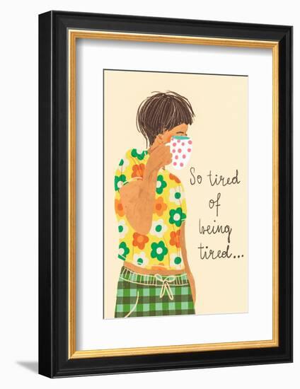 So Tired-Gigi Rosado-Framed Photographic Print