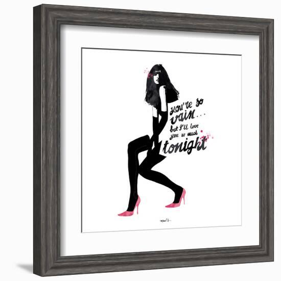 So Vain-Manuel Rebollo-Framed Art Print