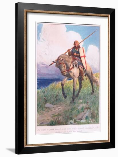 So with Good Heart, and More Fully Armed, Galahad Rode Further Upon His Quest-William Hodges-Framed Giclee Print