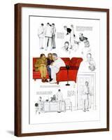 "So You Want to See the President" C, November 13,1943-Norman Rockwell-Framed Giclee Print