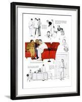 "So You Want to See the President" C, November 13,1943-Norman Rockwell-Framed Giclee Print