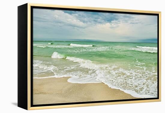Soaking up the Sun-Mary Lou Johnson-Framed Stretched Canvas