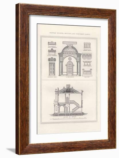 Soanean Museum-Richard Brown-Framed Art Print