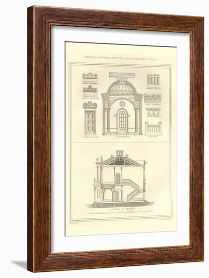 Soanean Museum-Richard Brown-Framed Art Print