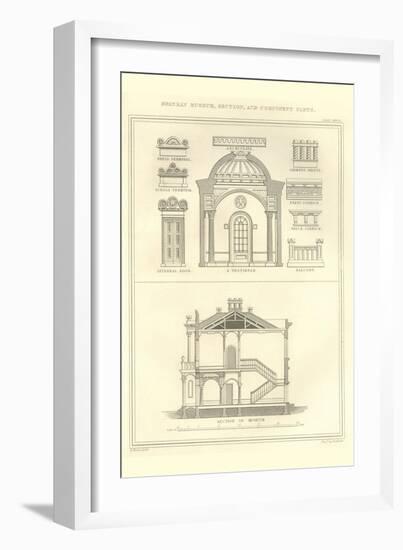 Soanean Museum-Richard Brown-Framed Art Print