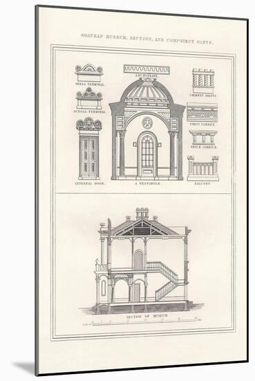 Soanean Museum-Richard Brown-Mounted Art Print