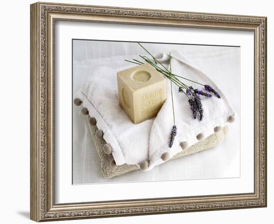 Soap and Lavender-Amelie Vuillon-Framed Art Print