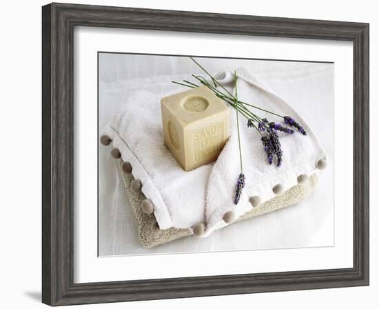 Soap and Lavender-Amelie Vuillon-Framed Art Print