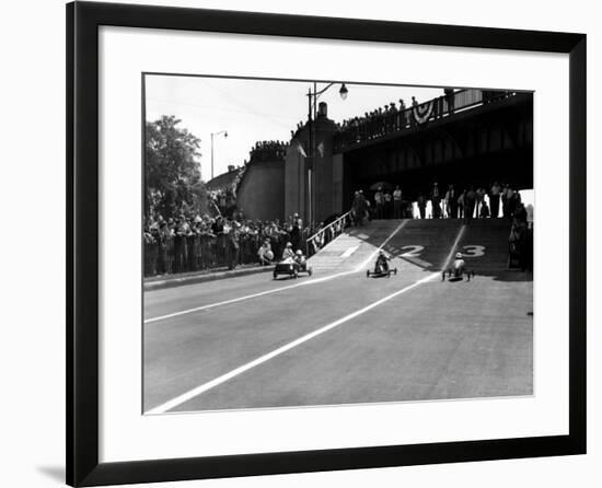 Soap Box Derby, 1946-null-Framed Photo