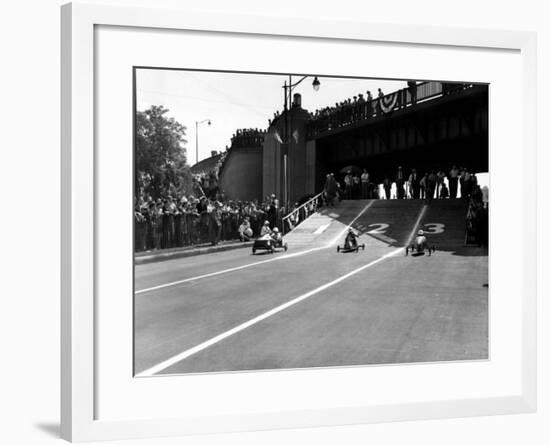 Soap Box Derby, 1946-null-Framed Photo