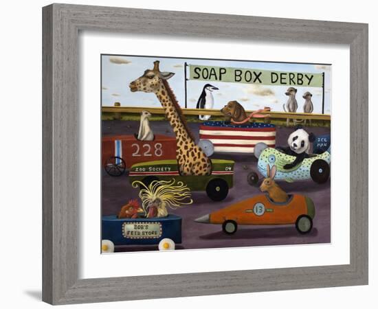 Soap Box Derby-Leah Saulnier-Framed Giclee Print