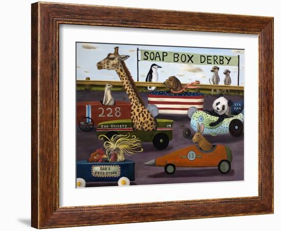 Soap Box Derby-Leah Saulnier-Framed Giclee Print