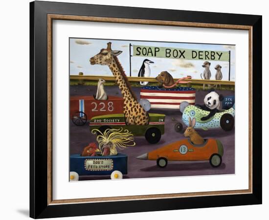 Soap Box Derby-Leah Saulnier-Framed Giclee Print