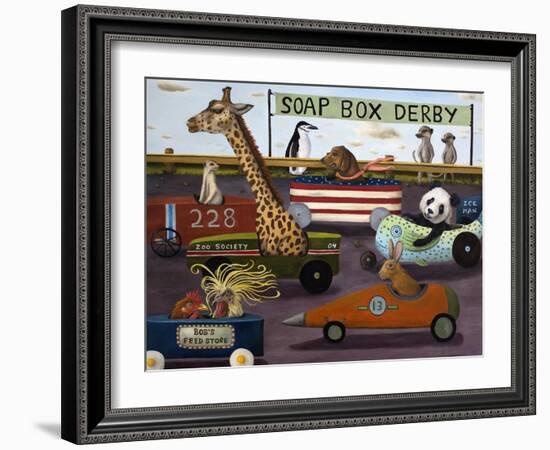 Soap Box Derby-Leah Saulnier-Framed Giclee Print