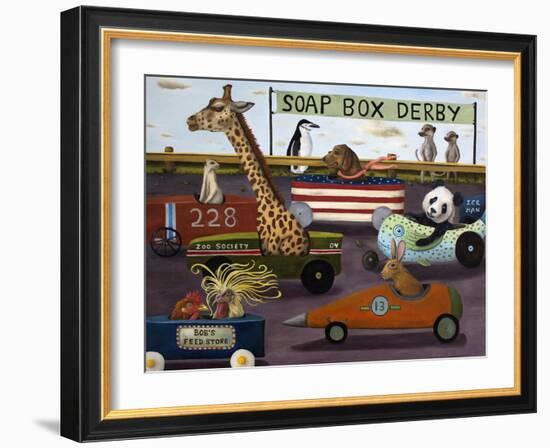 Soap Box Derby-Leah Saulnier-Framed Giclee Print