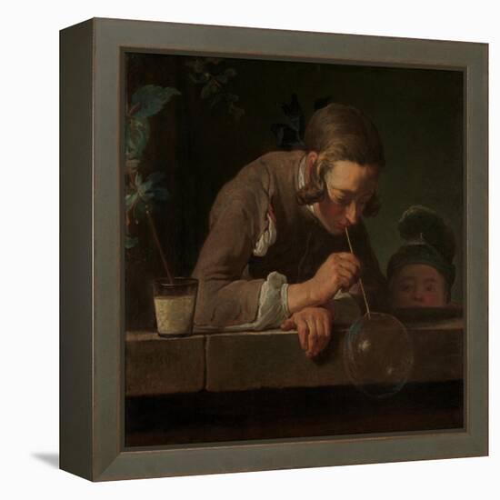 Soap Bubbles, c.1733-34-Jean-Baptiste Simeon Chardin-Framed Premier Image Canvas