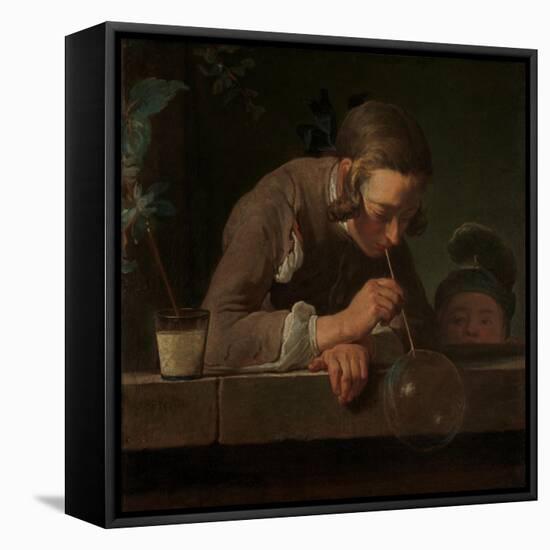 Soap Bubbles, c.1733-34-Jean-Baptiste Simeon Chardin-Framed Premier Image Canvas