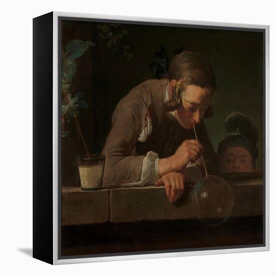 Soap Bubbles, c.1733-34-Jean-Baptiste Simeon Chardin-Framed Premier Image Canvas