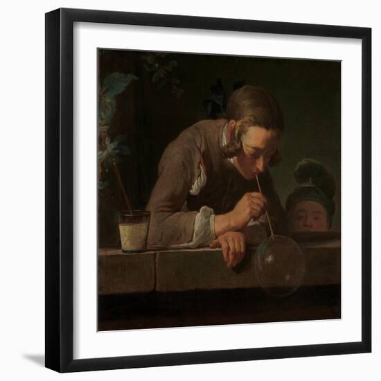 Soap Bubbles, c.1733-34-Jean-Baptiste Simeon Chardin-Framed Giclee Print