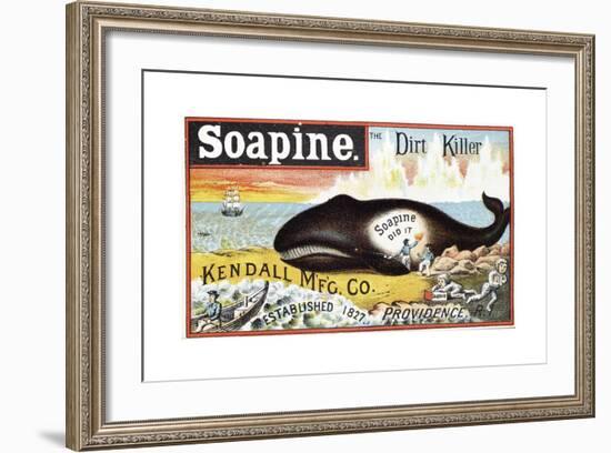 Soapine Household Cleaner, Late 19th Century-null-Framed Giclee Print